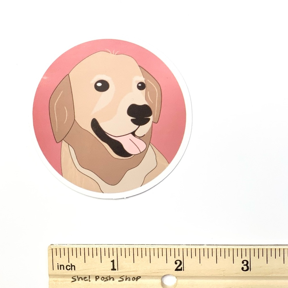 Yellow Lab Vinyl Sticker - Picture 2 of 2